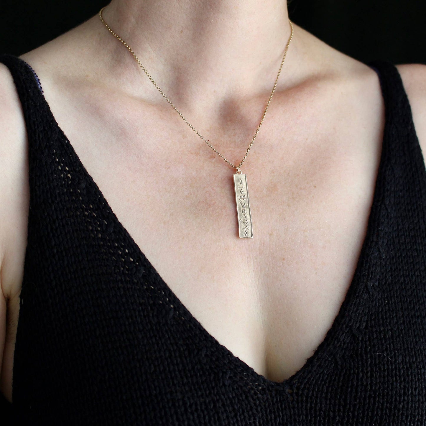 Cartouche Necklace "Eternal Love"