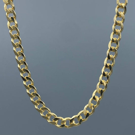 6mm Gold-filled Curb Chain