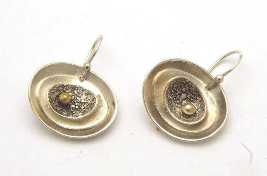 Reticulated Earring Series - Oval Shape