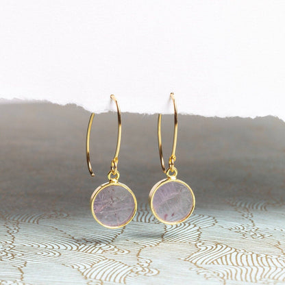 Amethyst 14K Gold Filled Drop Earrings