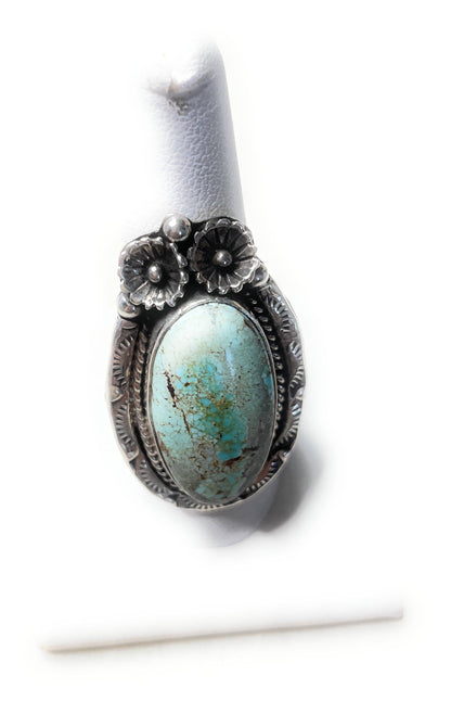 Navajo Turquoise Sterling Silver Size 8.5