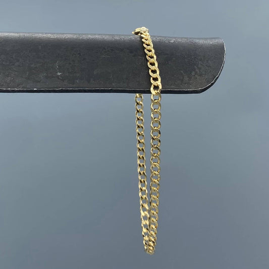 Anklet Chain 3.8m Curb Gold-filled