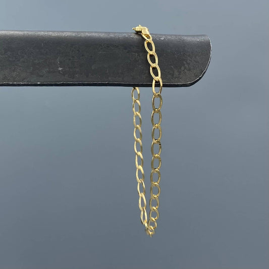 Anklet Chain 4m Oval Gold-filled